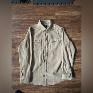 Buffalo David Bitton Beige Corduroy Shirt